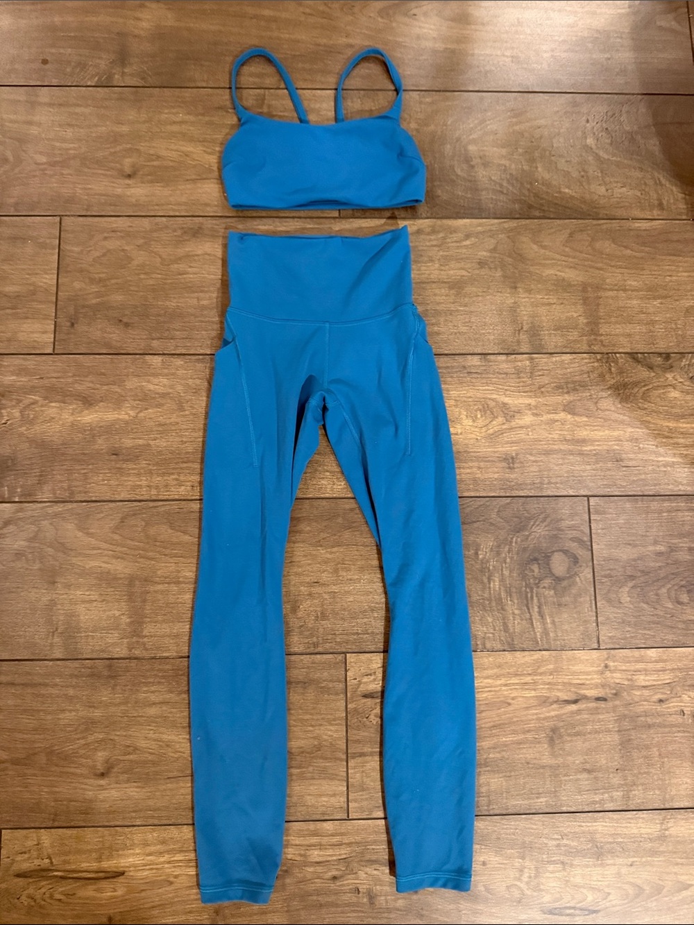 lululemon Wunder Train SET Hawaiian Blue